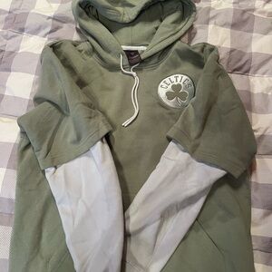 Signature Olive and Cream Hoodie
